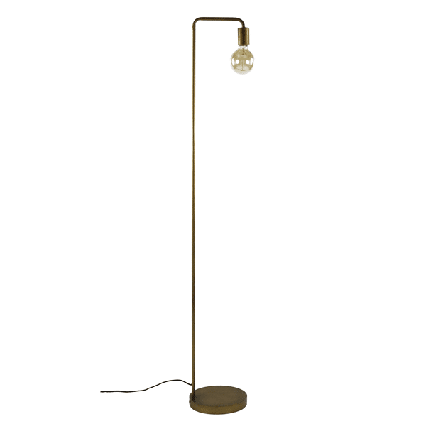 pomax JAY - vloerlamp - metaal - DIA 25 x H 150 cm - goud