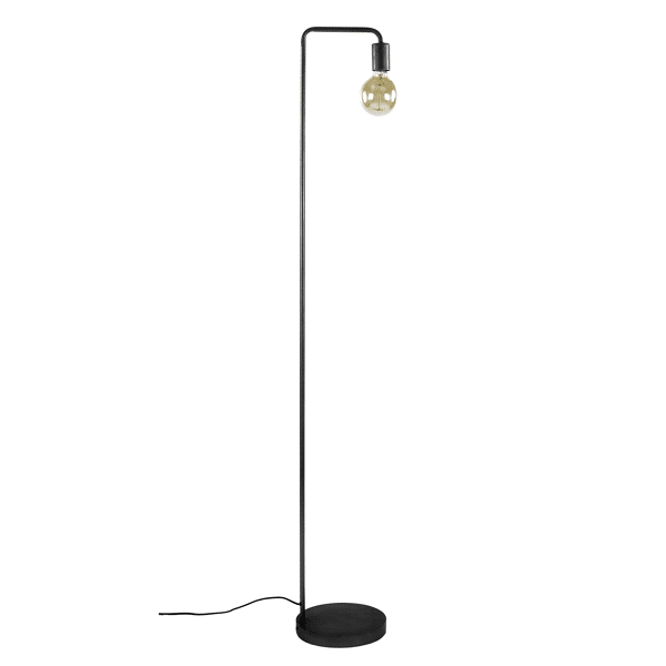 pomax JAY - vloerlamp - metaal - DIA 25 x H 150 cm - zwart