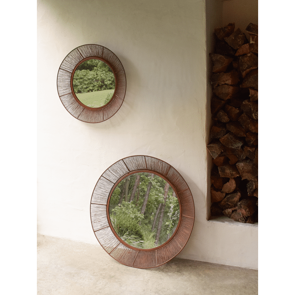 Pomax LARA - Spiegel - Metaal - DIA 80 Cm - Roest