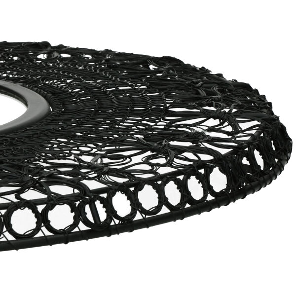 Pomax MAZE - Spiegel - Metaal - DIA 51 X H 2 5 Cm - Zwart