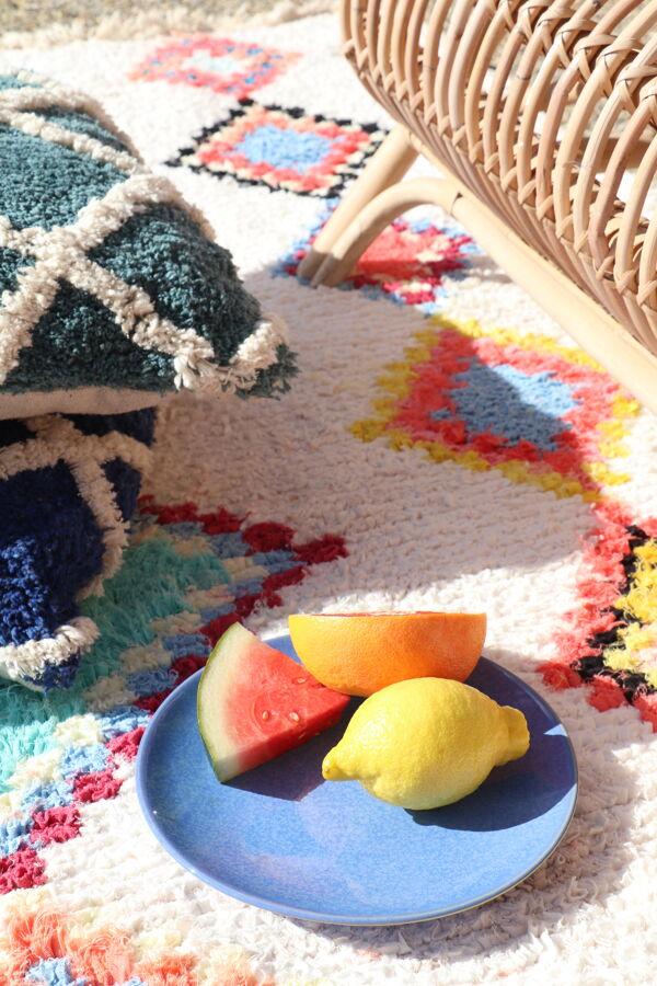 Pomax ONDA - Dessertbord - Porselein - DIA 22 Cm - Inkt