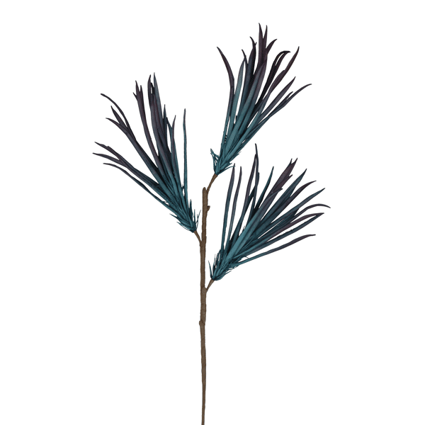 pomax ORPHEA - kunstbloem - metaal - H 88 cm - blauw