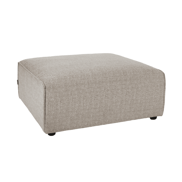 pomax OTIS - poef - stof - L 90 x W 90 x H 41 5 cm - beige