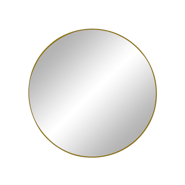 pomax PALACE - spiegel - metaal - DIA 30 x H 3 cm - goud