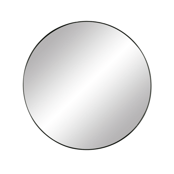 pomax PALACE - spiegel - metaal - DIA 50 x W 3 cm - zwart