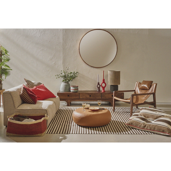 Pomax PAMPLONA - Tapijt - Wol - L 300 X W 200 Cm - Bruin