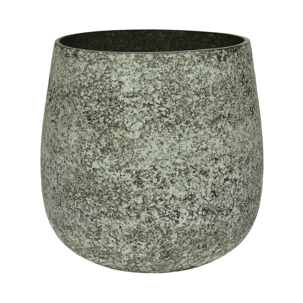 pomax ROCK - bloempot - glas - DIA 25 x H 25 cm - grijs