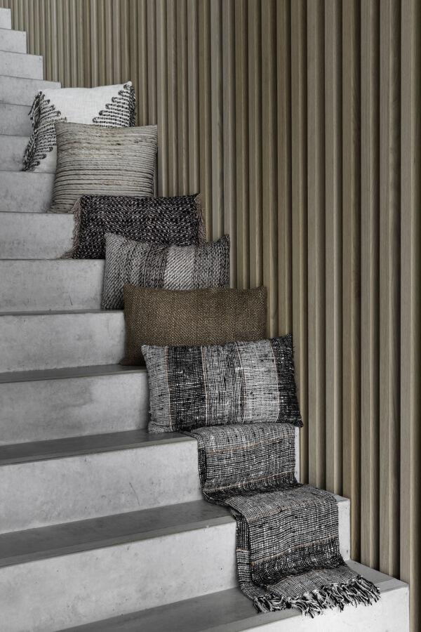 Pomax THERESA - Kussen - Katoen - L 50 X W 30 Cm - Bruin