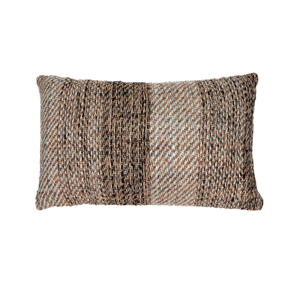 pomax THERESA - kussen - katoen - L 50 x W 30 cm - bruin