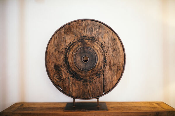 Pomax POMPEI - Deco Object - Teruggewonnen Hout - DIA 98 X W 30 X H 105 Cm - Naturel