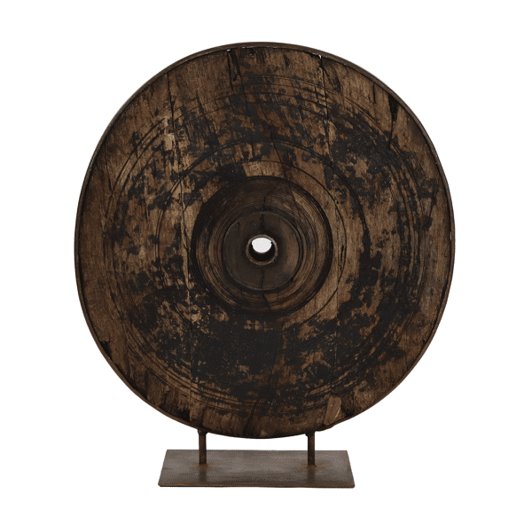 pomax POMPEI - deco object - teruggewonnen hout - DIA 98 x W 30 x H 105 cm - naturel