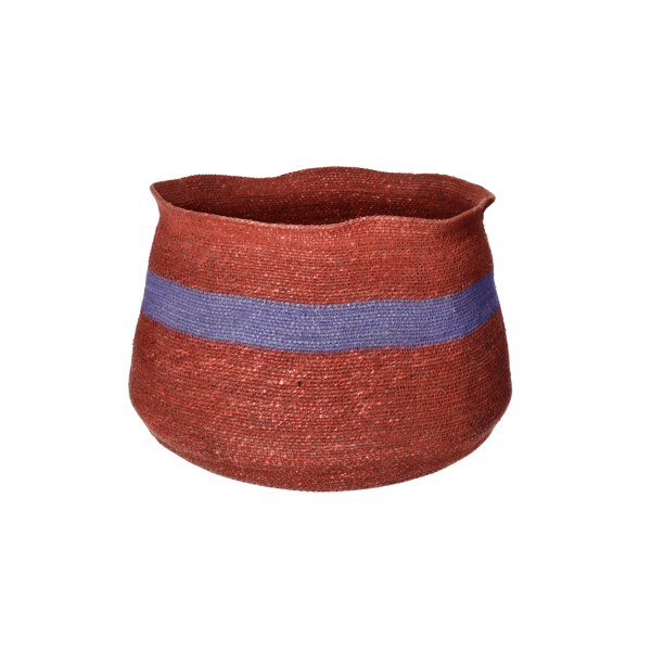 pomax PORT LOUIS - mand - zeegras - DIA 43 x H 28 cm - roest pomax PORT LOUIS - mand - zeegras - DIA 43 x H 28 cm - roest