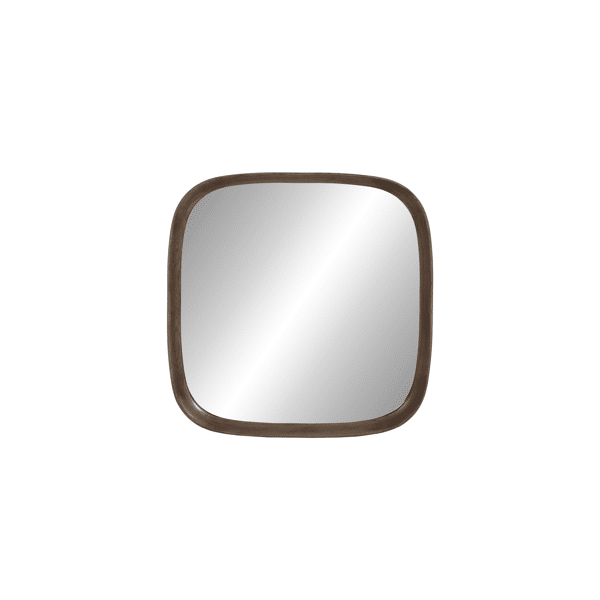 pomax QUERCUS - spiegel - eik / spiegelglas - L 60 x W 5 5 x H 60 cm - walnoot