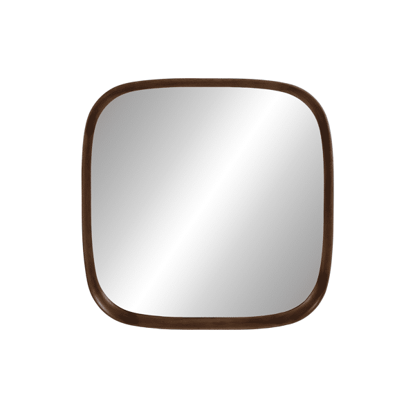 pomax QUERCUS - spiegel - eik / spiegelglas - L 80 x W 5 5 x H 80 cm - walnoot
