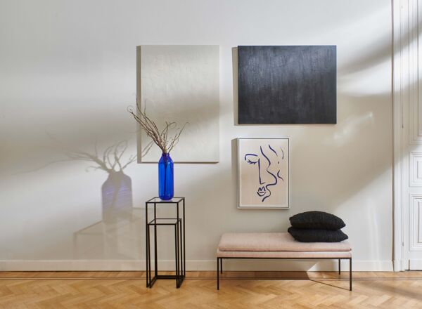 Pomax RAW - Kussen - Gerecycleerd Leder / Gerecycleerde Stoffen - L 50 X W 30 Cm - Zwart