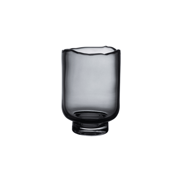 pomax ROZANNA - windlicht - glas - DIA 11 x H 16 cm - smoke