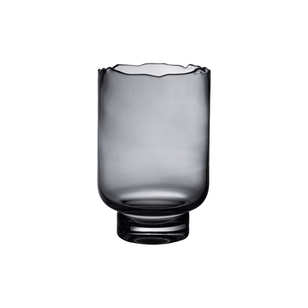 pomax ROZANNA - windlicht - glas - DIA 15 5 x H 23 cm - smoke