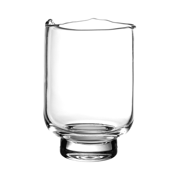 pomax ROZANNA - windlicht - glas - DIA 20 x H 30 cm - transparant