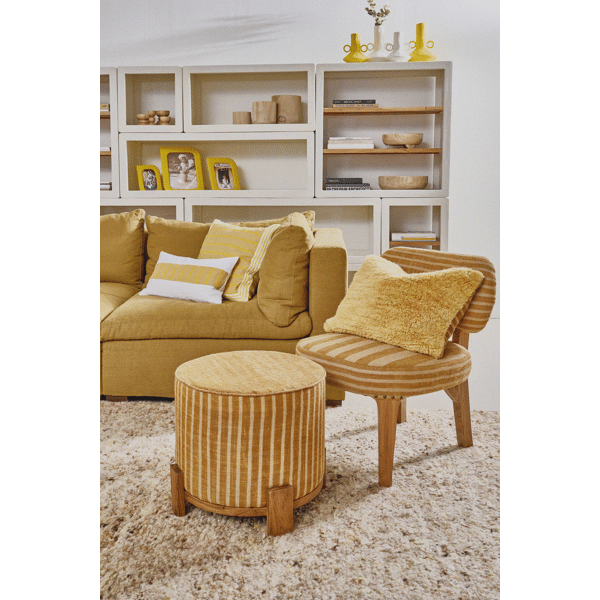 Pomax SALAMANCA - Fotolijst - Kalkpleister / Mdf - L 22 X W 2 X H 28 Cm - Geel