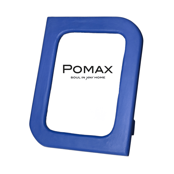 pomax SALAMANCA - fotolijst - kalkpleister / mdf - L 29 x W 2 x H 37 cm - blauw