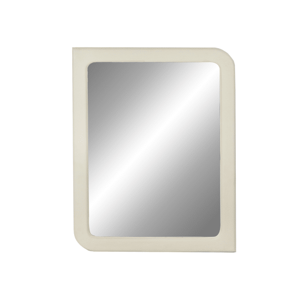 pomax SALAMANCA - spiegel - kalkpleister / mdf - L 100 x W 75 x D 3 cm - gebroken wit