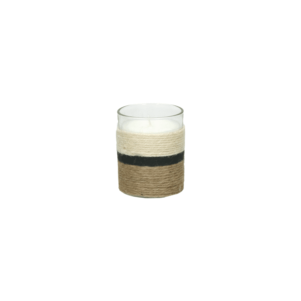 pomax SAUVAGE - geurkaars 1 wiek - "black oudh" geur - paraffine wax / glas - DIA 7 5 x H 9 cm - naturel