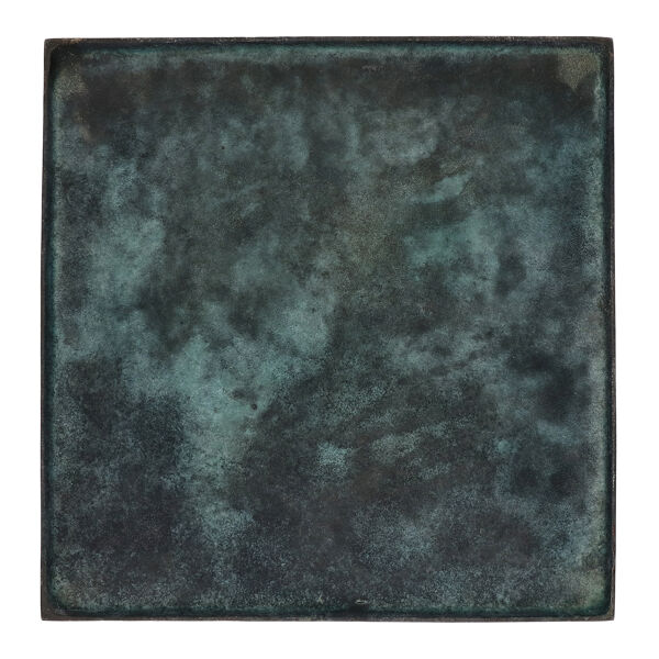 Pomax SINCLAIR - Schotel - Aluminium - L 39 X W 39 X H 1 5 Cm - Groen