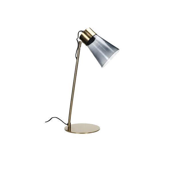 Pomax SOPHIE - Tafellamp - Metaal / Glas - DIA 19 5 X H 49 Cm - Smoke