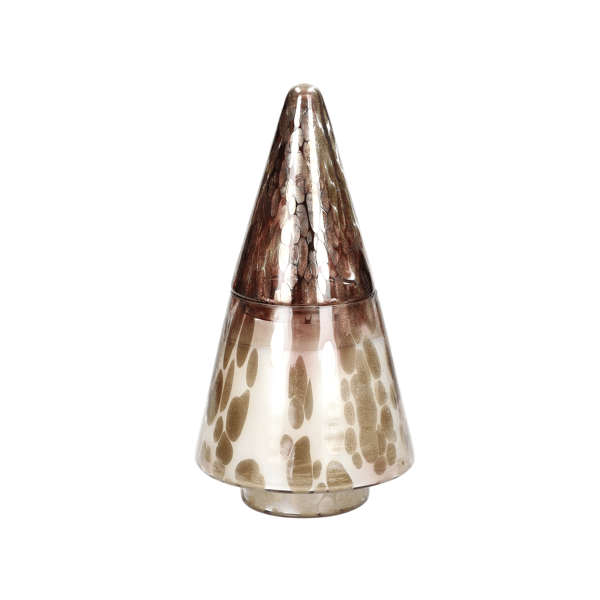 pomax SPICCOLI - geurkaars - glas / wax - DIA 13 x H 25 cm - zwart