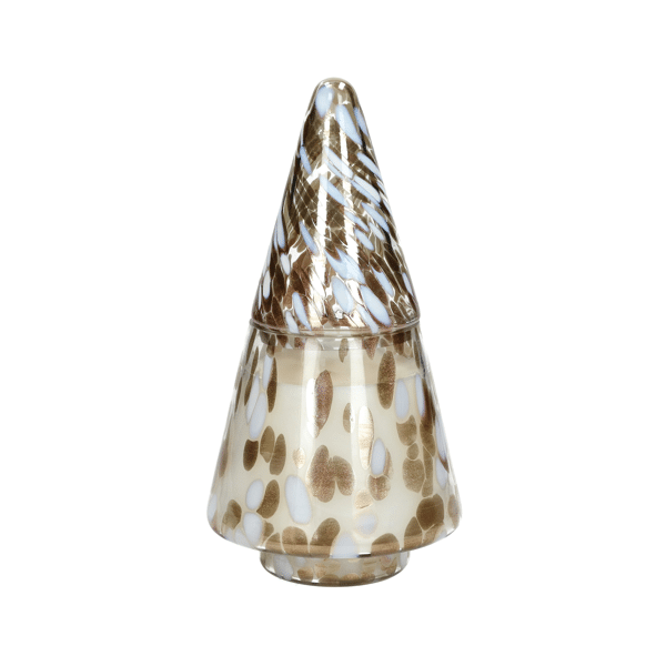 pomax SPICCOLI - geurkaars - glas / wax - DIA 14 x H 26 cm - wit