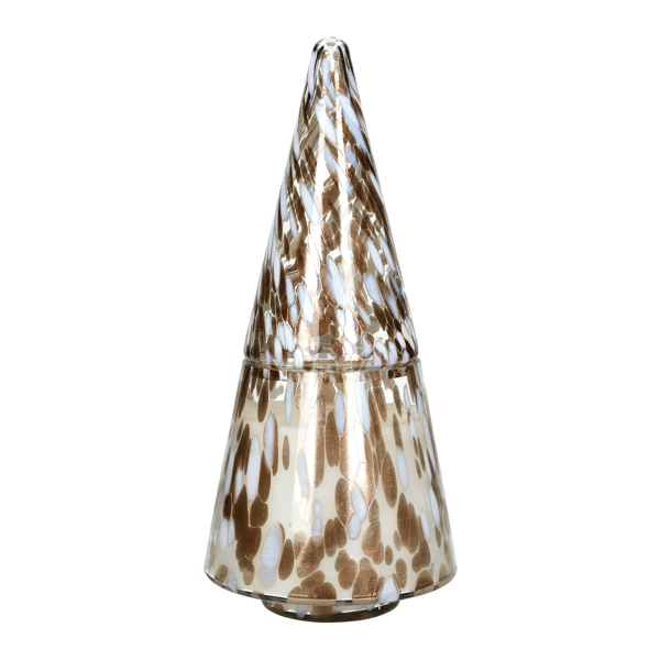 pomax SPICCOLI - geurkaars - glas / wax - DIA 16 5 x H 38 cm - wit