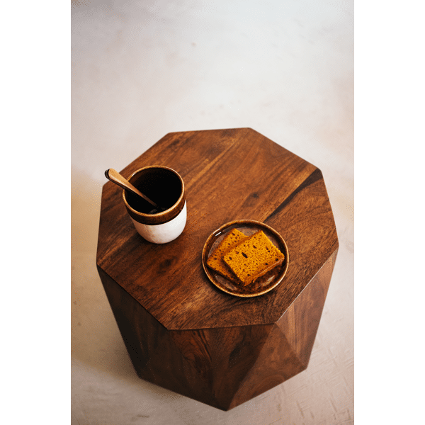 Pomax SPIRO - Aperitiefbordje - Steengoed - DIA 12 Cm X H 1 Cm - Bruin