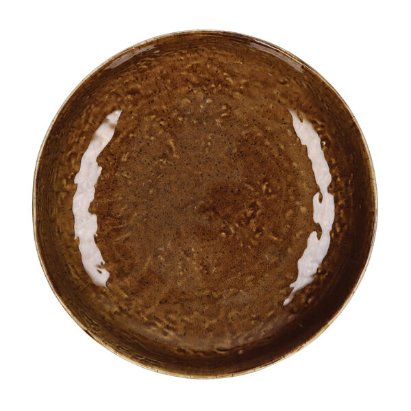 Pomax SPIRO - Blate - Steengoed - DIA 24 X H 5 5 Cm - Bruin