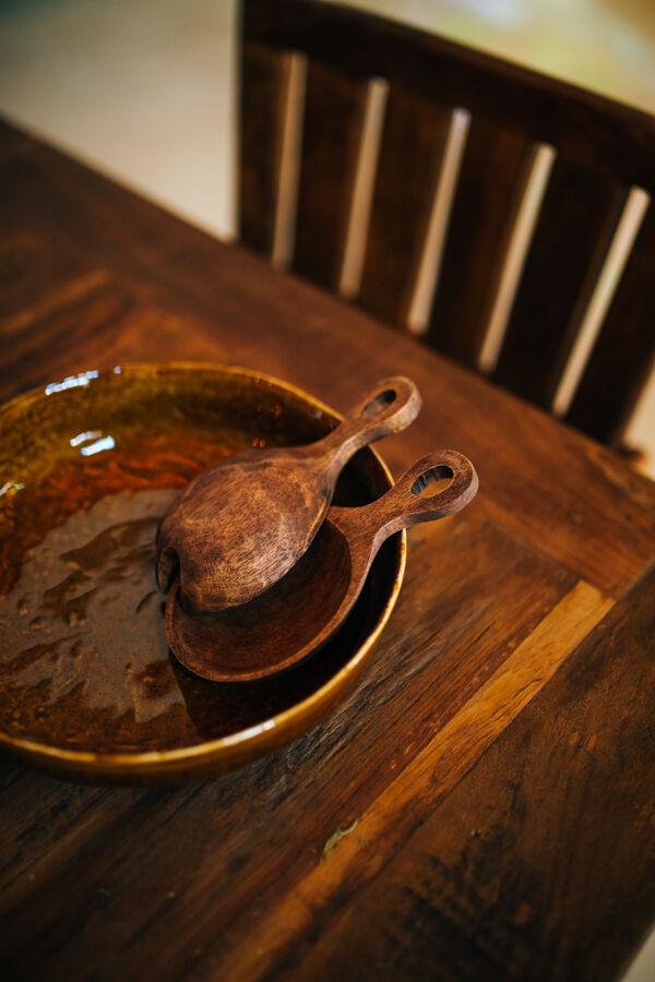 Pomax SPIRO - Blate - Steengoed - DIA 24 X H 5 5 Cm - Bruin