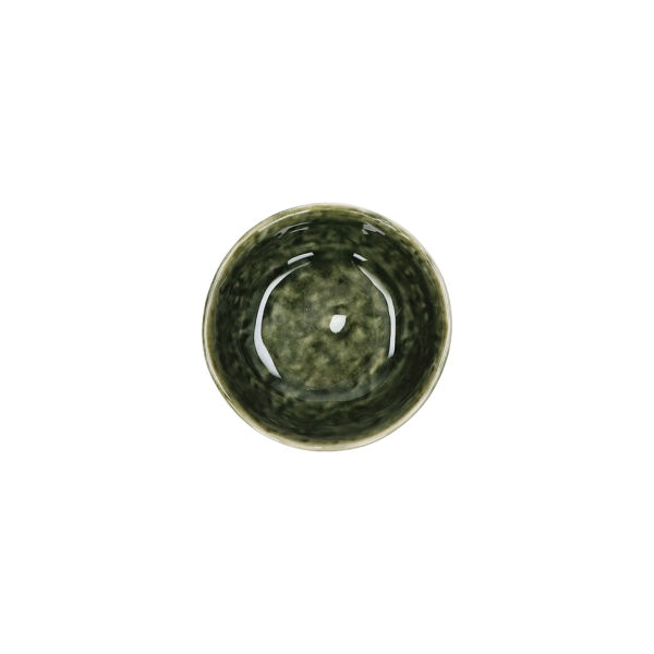 Pomax SPIRO - Mini Kom - Steengoed - DIA 9 X H 4 2 Cm - Donkergroen