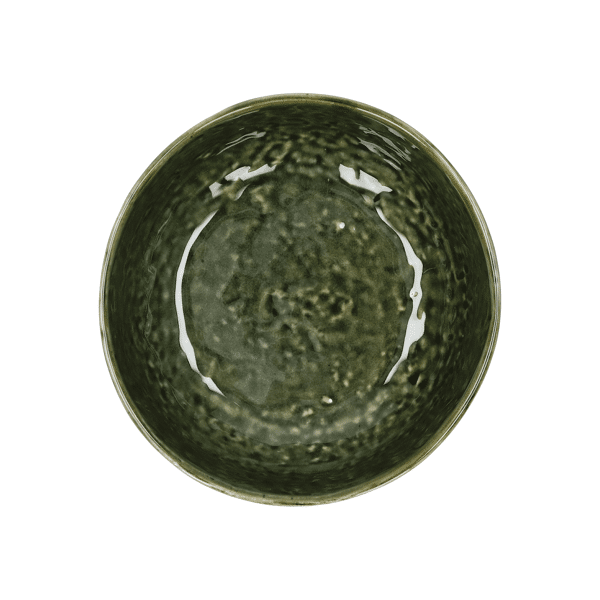 Pomax SPIRO - Soepkom - Steengoed - DIA 16 X H 6 Cm - Donkergroen