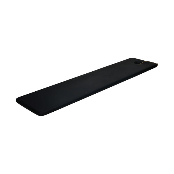 Pomax STANFORD - Serveerplank - Mango Hout / Jute - L 70 X W 18 X H 1 Cm - Zwart