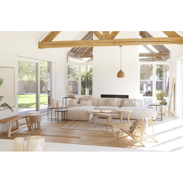 Pomax STRAVO - Bijzettafel - Metaal / Aluminium - L 50 X W 35 X H 75 Cm - Zwart