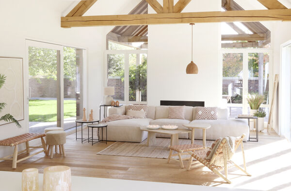 Pomax STRAVO - Bijzettafel - Metaal / Aluminium - L 50 X W 35 X H 55 Cm - Zwart