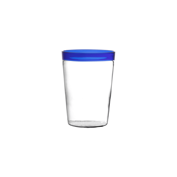 pomax TARIFA - drinkglas - 30 CL - borosilicaatglas - DIA 8 x H 9 cm - blauw