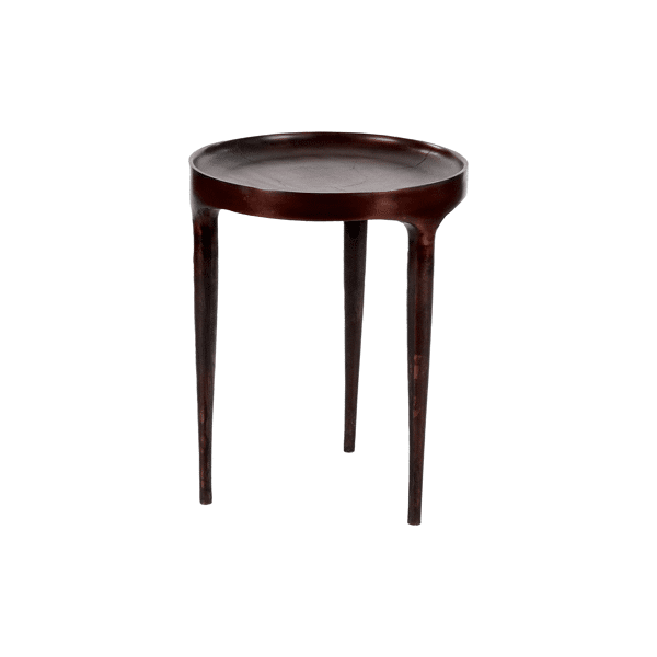 pomax TRIP - bijzettafel - aluminium - DIA 40 x H 50 cm - brons