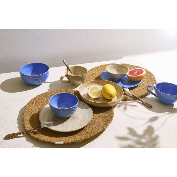 Pomax UNIK - Mok - Porselein - L 15 8 X W 11 8 X H 7 6 Cm - Beige