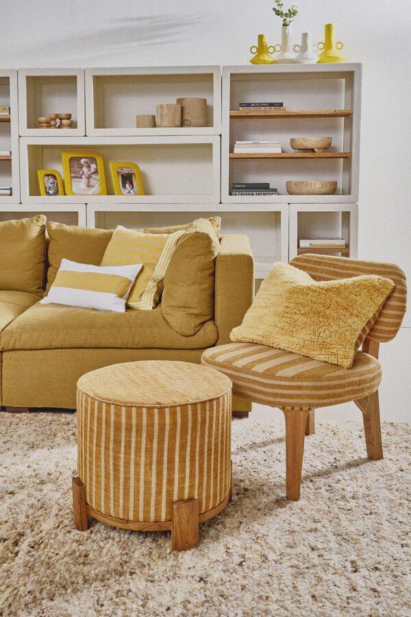 Pomax VERONA - Rek 2 Schappen - Kalkpleister / Acacia Hout - L 90 X W 40 X H 90 Cm - Gebroken Wit