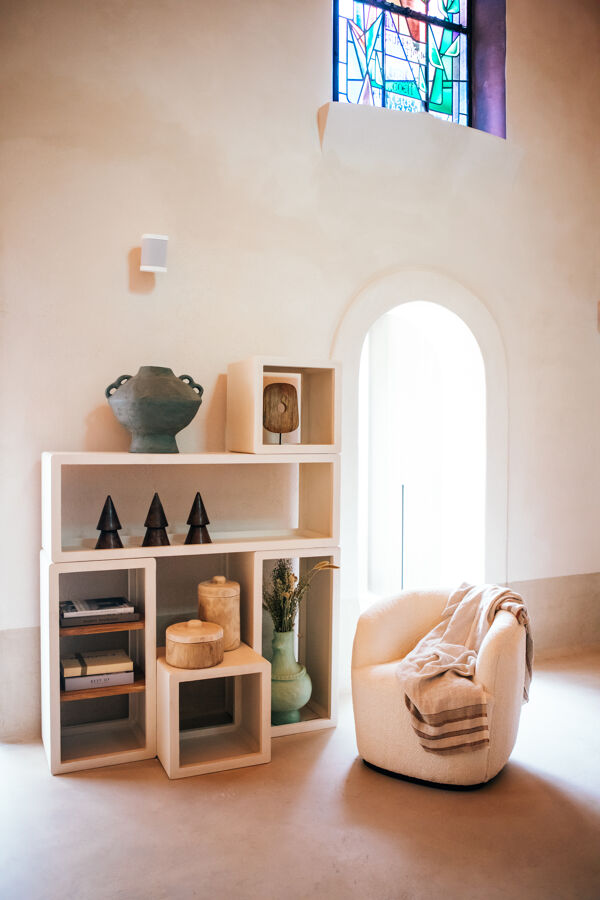 Pomax VERONA - Rek - Kalkpleister - L 90x W 40 X H 45 Cm - Gebroken Wit