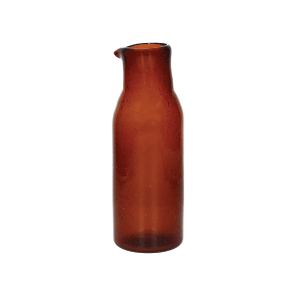 pomax VICO - glazen karaf - glas - DIA 8 5 x H 24 5 cm - amber pomax VICO - glazen karaf - glas - DIA 8 5 x H 24 5 cm - amber