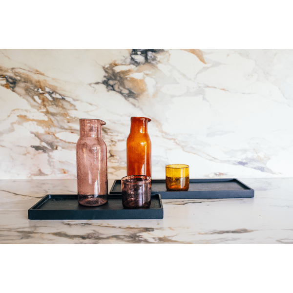 Pomax VICO - Glazen Karaf - Glas - DIA 8 5 X H 24 5 Cm - Vijg