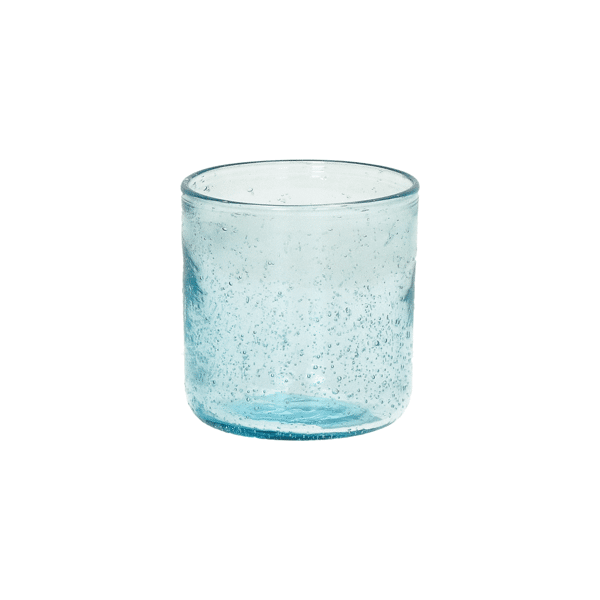 pomax VICO - waterglas - glas - DIA 8 x H 8 2 cm - licht blauw