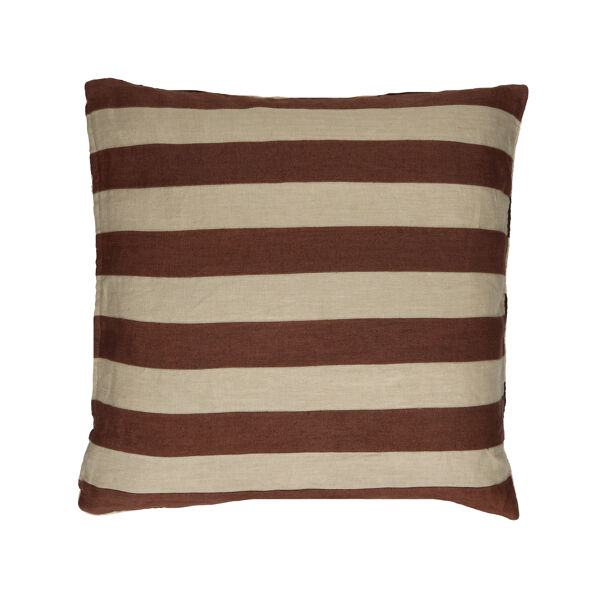 Pomax WILDLIFE - Kussen - Katoen / Linnen - L 50 X W 50 Cm - Donkerbruin