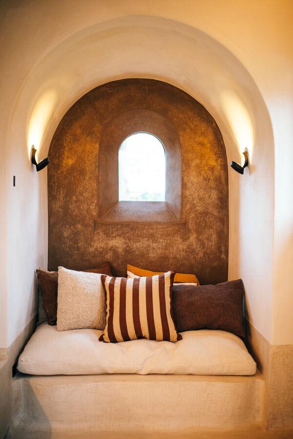 Pomax WILDLIFE - Kussen - Linnen / Velvet - L 60 X W 60 Cm - Chocolade