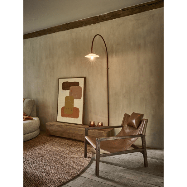 Pomax WOOLY - Muur Deco - Mango Hout / Wol - L 107 X W 76 X H 6 5 Cm - Mix Van Kleuren